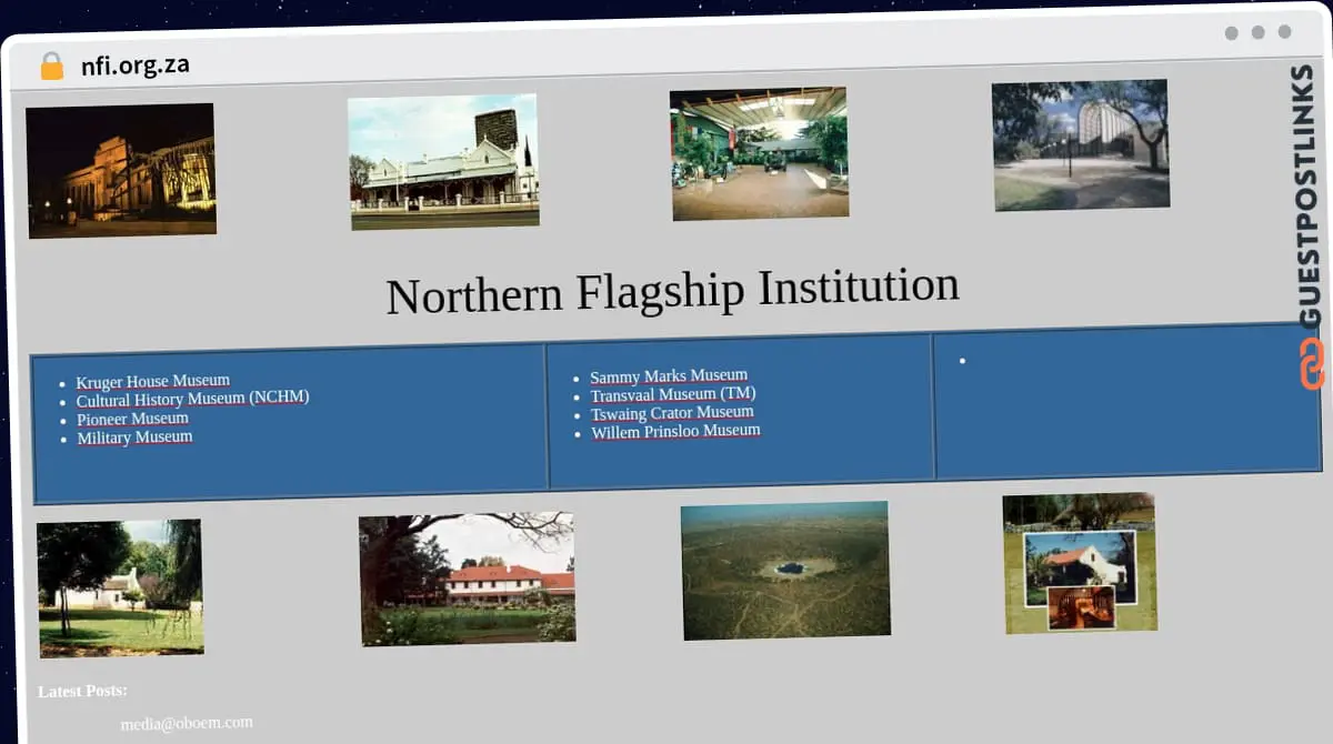 Publish Guest Post on nfi.org.za