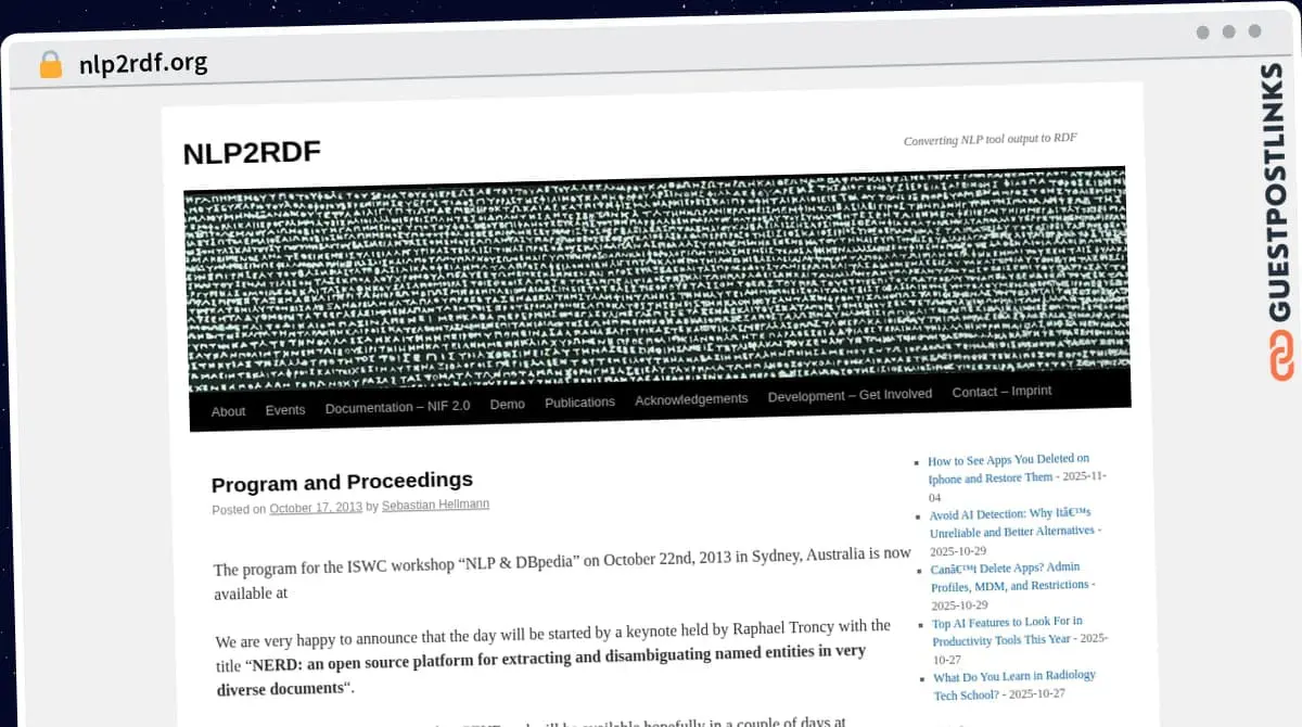 Publish Guest Post on nlp2rdf.org