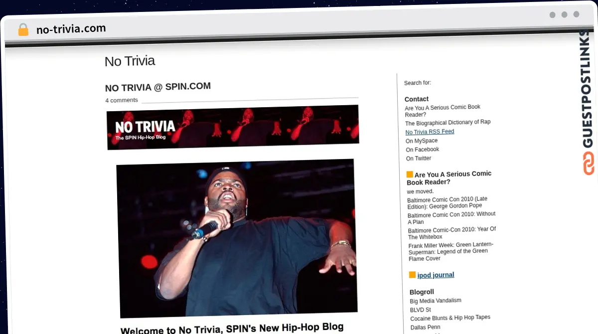 Publish Guest Post on no-trivia.com