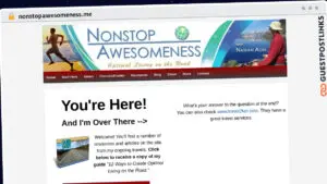 Publish Guest Post on nonstopawesomeness.me