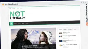 Publish Guest Post on not-literally.com