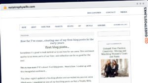 Publish Guest Post on notatrophywife.com