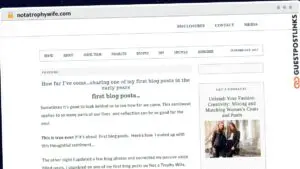 Publish Guest Post on notatrophywife.com
