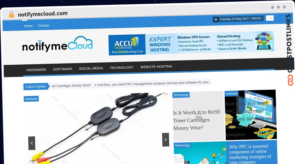 Publish Guest Post on notifymecloud.com