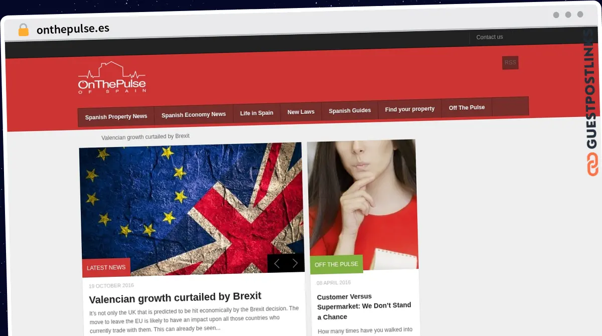 Publish Guest Post on onthepulse.es