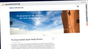 Publish Guest Post on openandclosed.org