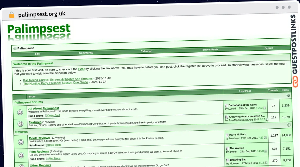 Publish Guest Post on palimpsest.org.uk