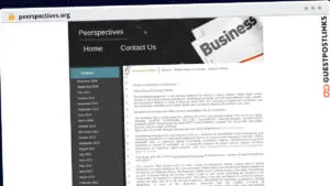 Publish Guest Post on peerspectives.org