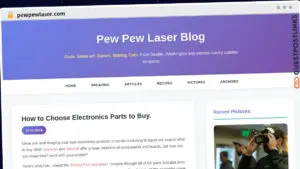 Publish Guest Post on pewpewlaser.com