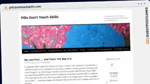 Publish Guest Post on pillsdontteachskills.com