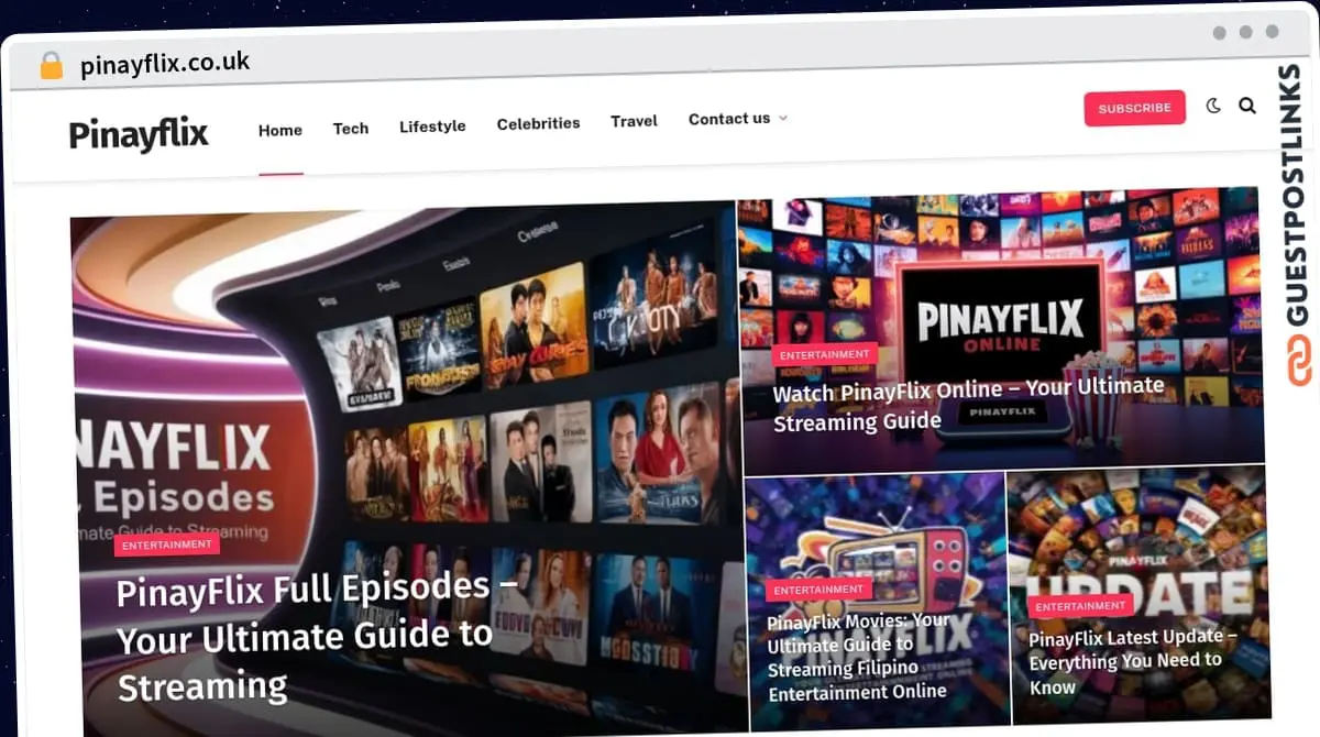 Publish Guest Post on pinayflix.co.uk