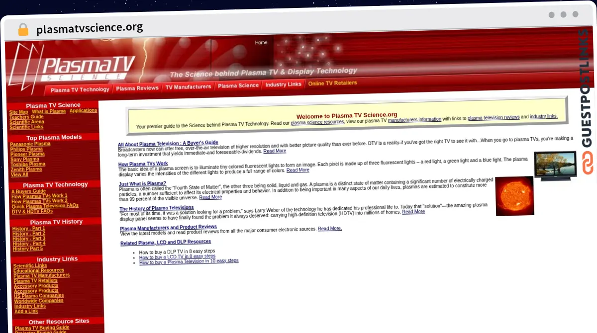 Publish Guest Post on plasmatvscience.org