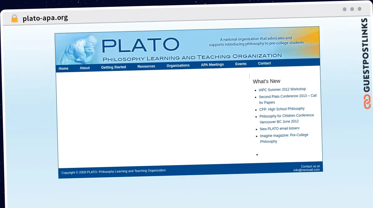 Publish Guest Post on plato-apa.org