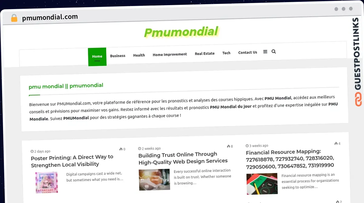 Publish Guest Post on pmumondial.com