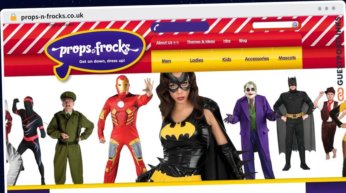 Publish Guest Post on props-n-frocks.co.uk