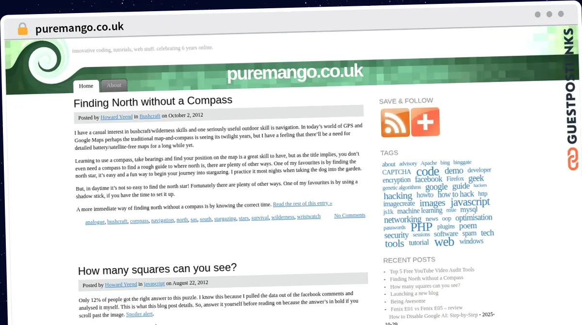 Publish Guest Post on puremango.co.uk