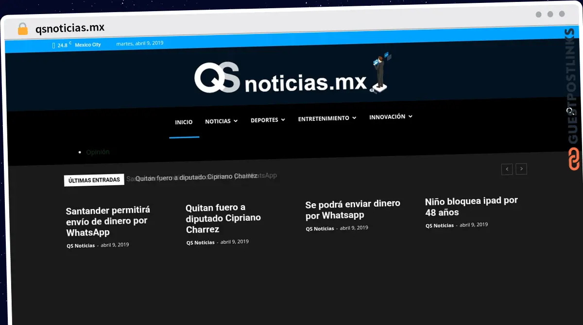 Publish Guest Post on qsnoticias.mx