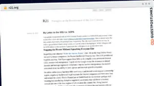 Publish Guest Post on r21.org