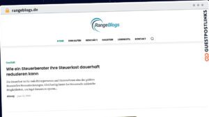Publish Guest Post on rangeblogs.de