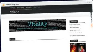 Publish Guest Post on readvitality.com