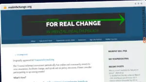 Publish Guest Post on realmhchange.org