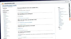 Publish Guest Post on recentrunes.com