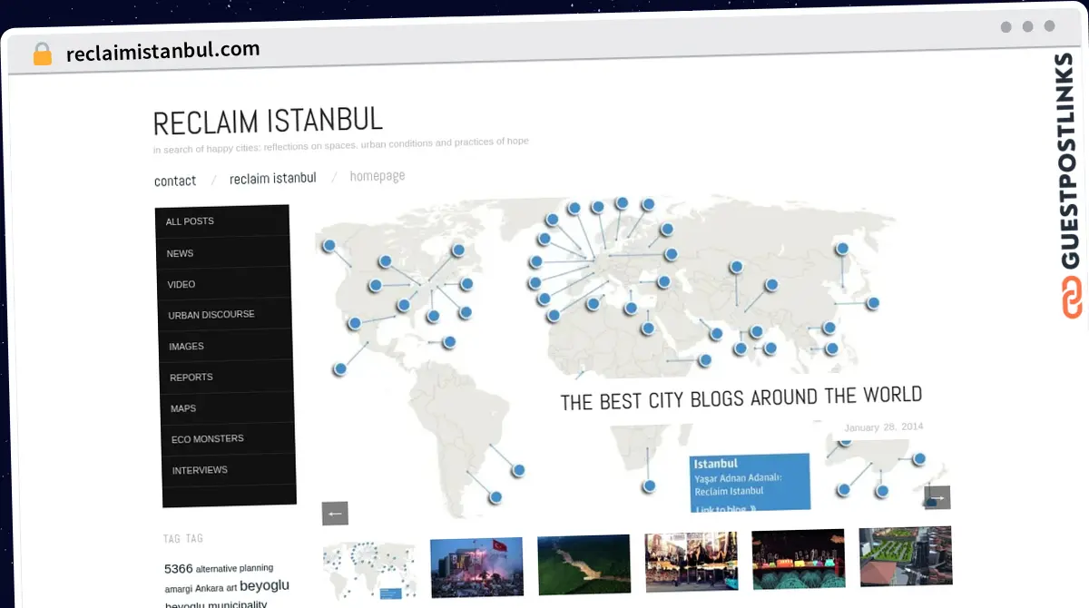 Publish Guest Post on reclaimistanbul.com