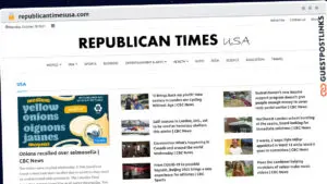 Publish Guest Post on republicantimesusa.com