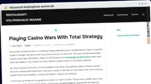 Publish Guest Post on restaurant-kolpinghaus-wanne.de