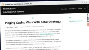 Publish Guest Post on restaurant-kolpinghaus-wanne.de