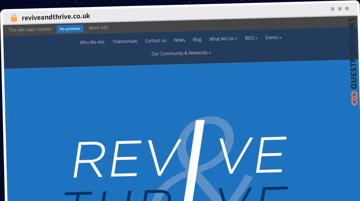 Publish Guest Post on reviveandthrive.co.uk