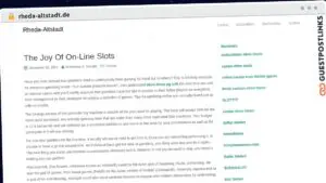 Publish Guest Post on rheda-altstadt.de