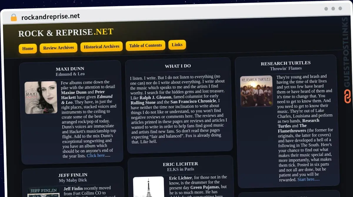 Publish Guest Post on rockandreprise.net