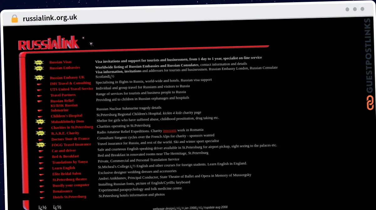 Publish Guest Post on russialink.org.uk