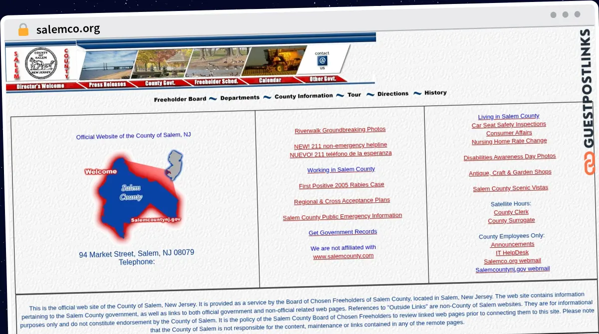 Publish Guest Post on salemco.org