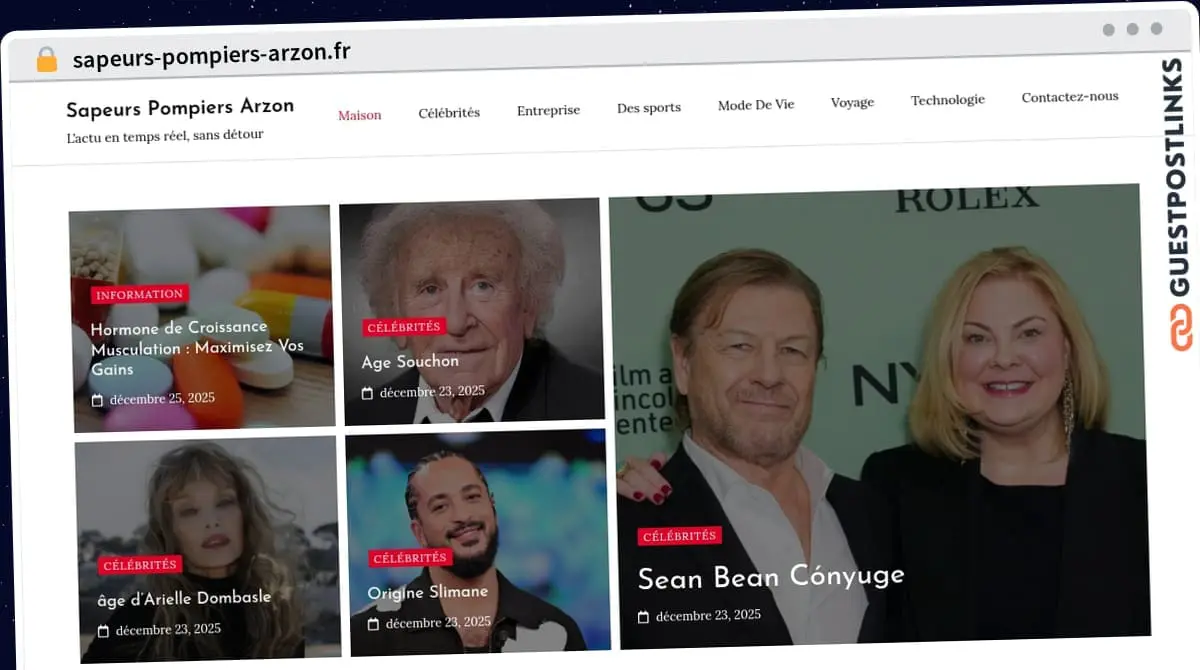 Publish Guest Post on sapeurs-pompiers-arzon.fr