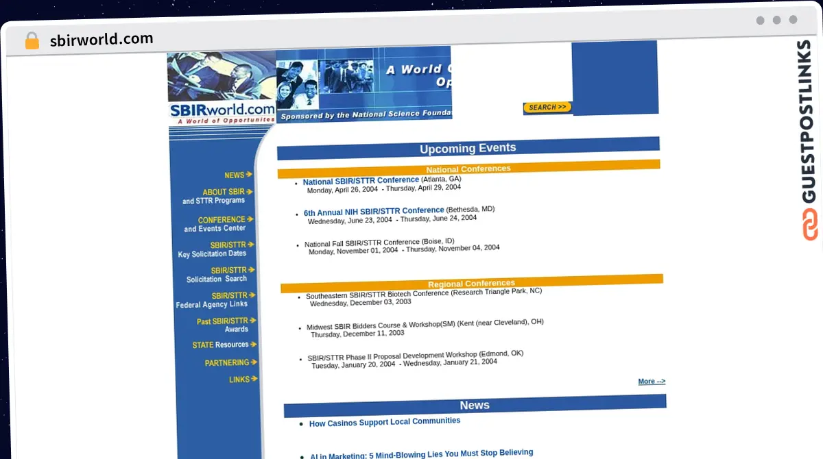 Publish Guest Post on sbirworld.com