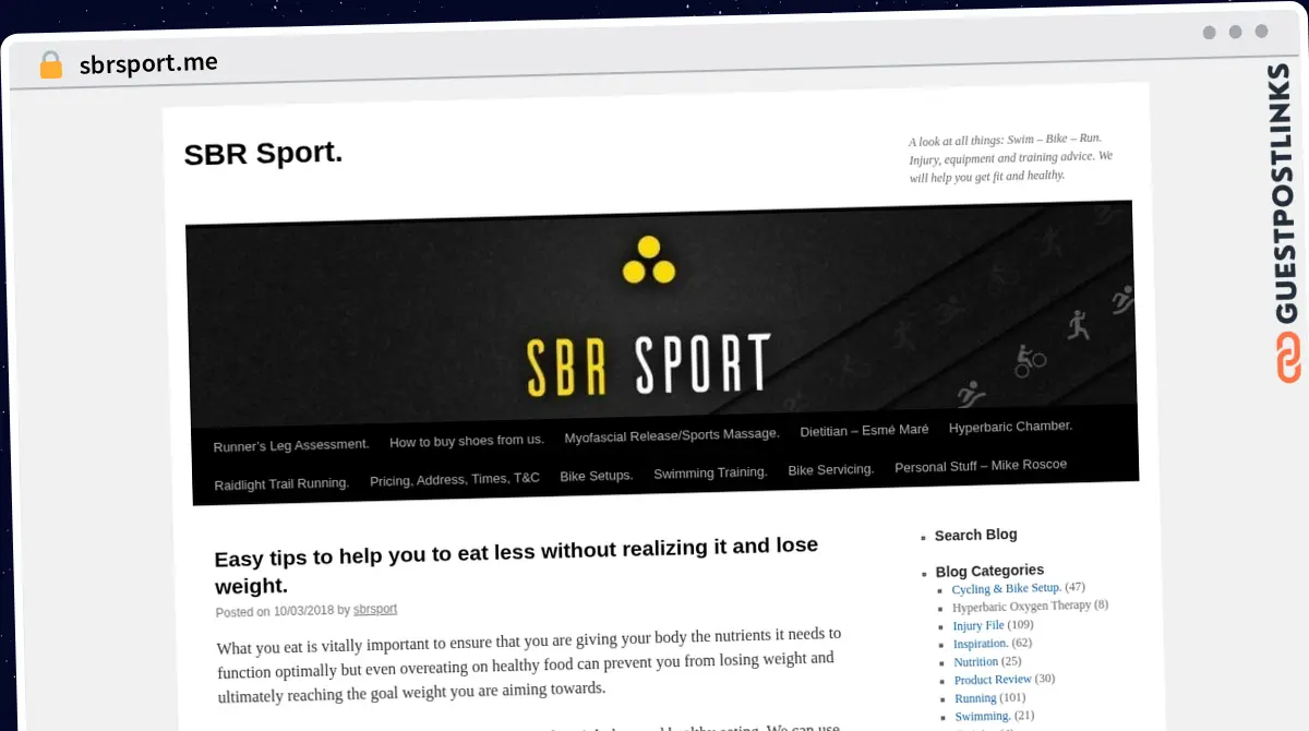 Publish Guest Post on sbrsport.me