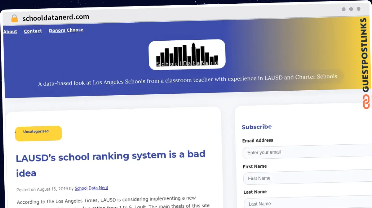 Publish Guest Post on schooldatanerd.com