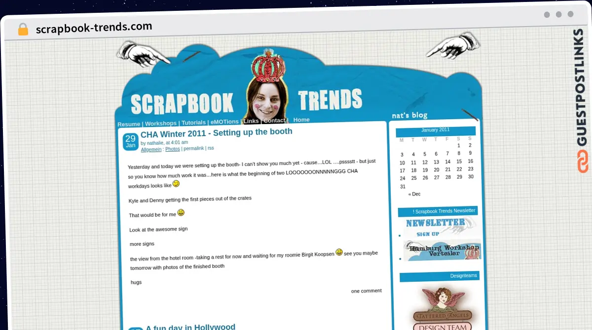 Publish Guest Post on scrapbook-trends.com