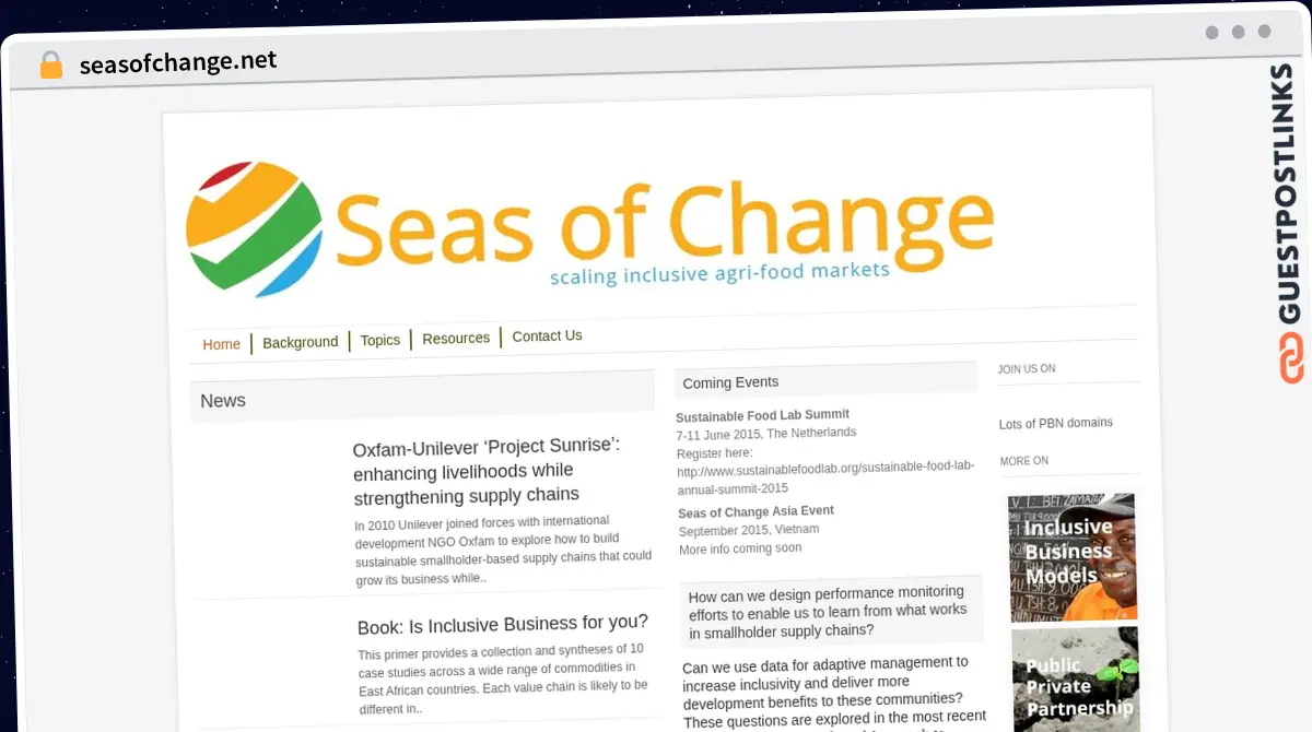 Publish Guest Post on seasofchange.net