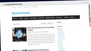 Publish Guest Post on secureourdream.com