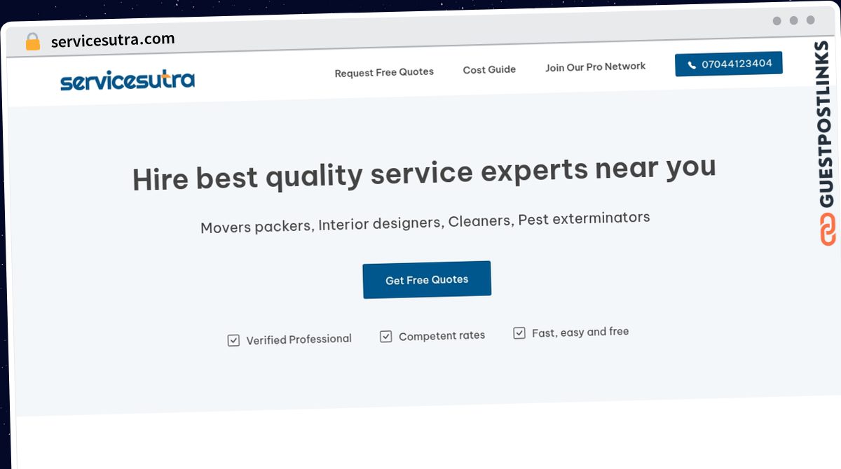 Publish Guest Post on servicesutra.com
