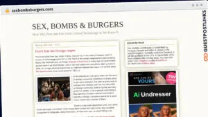Publish Guest Post on sexbombsburgers.com