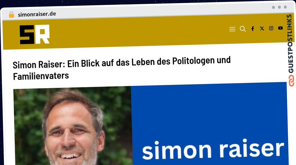 Publish Guest Post on simonraiser.de