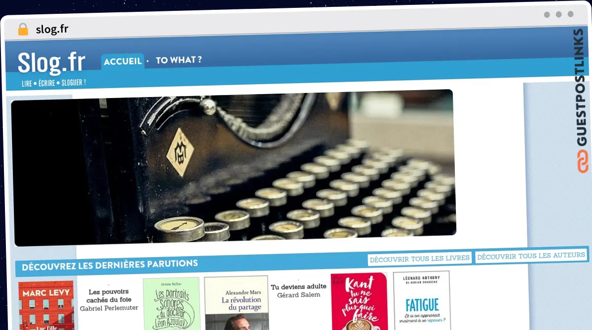Publish Guest Post on slog.fr