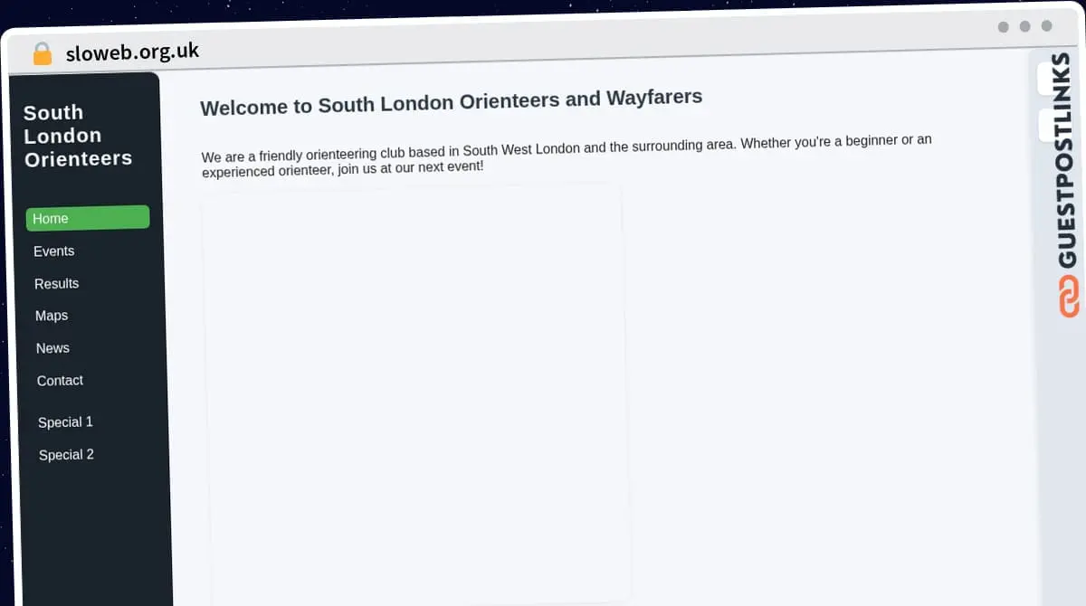 Publish Guest Post on sloweb.org.uk