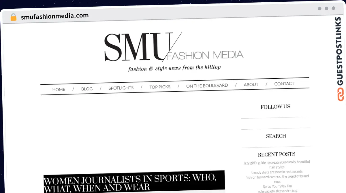 Publish Guest Post on smufashionmedia.com
