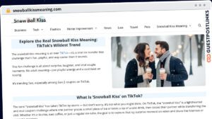 Publish Guest Post on snowballkissmeaning.com
