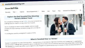 Publish Guest Post on snowballkissmeaning.com